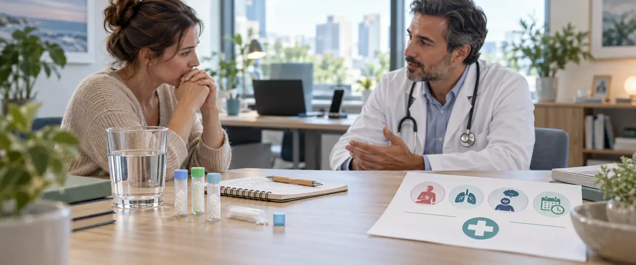 Homéopathie et stress : les remèdes cités, avec leurs limites et les signes qui imposent de consulter