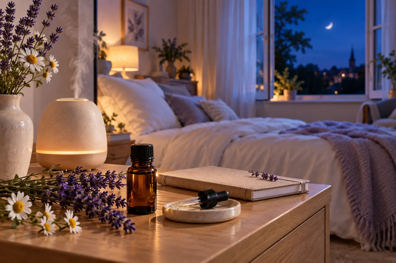 Huile essentielle pour dormir : lavande, camomille et 3 gestes à ne pas improviser
