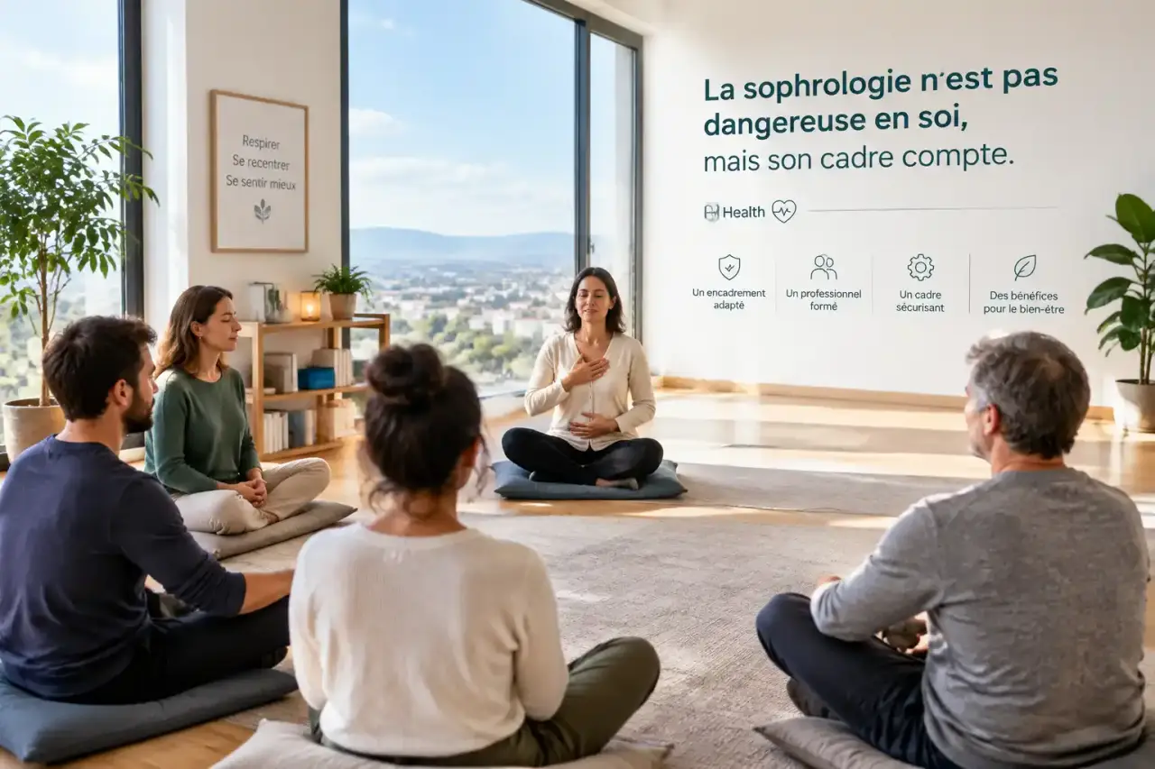 La sophrologie n’est pas dangereuse en soi, mais son cadre compte